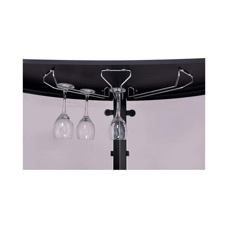 2-tier Bar Unit White and Chrome