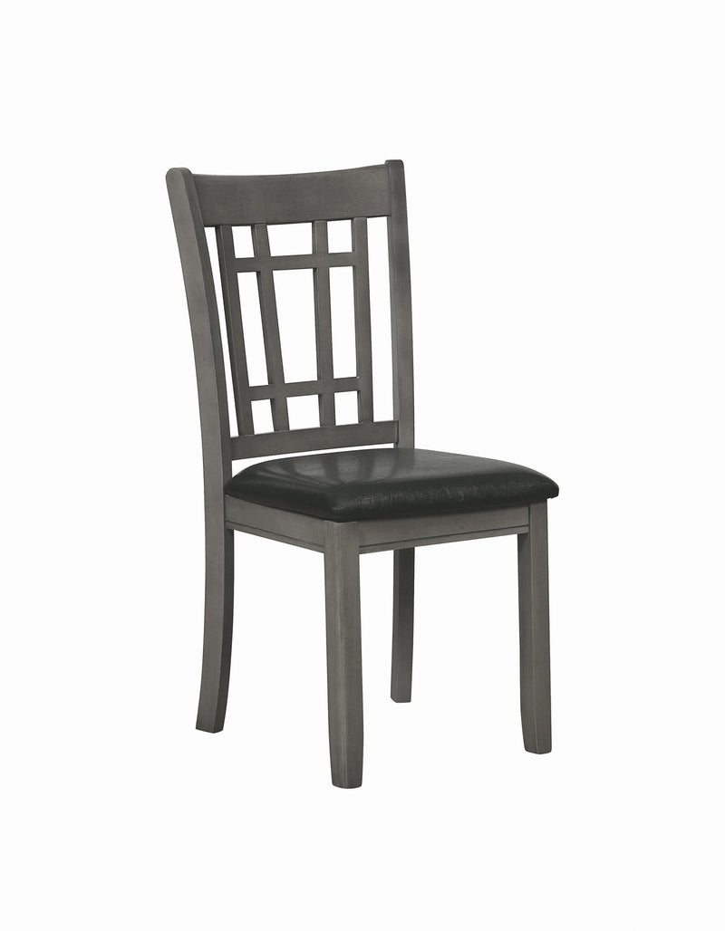 Lavon Dining Table with Storage Medium Grey