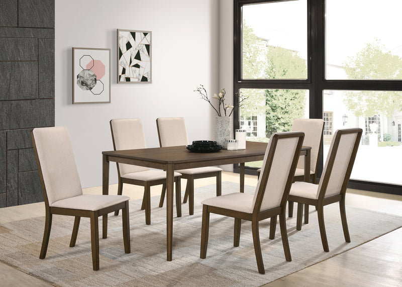 Wethersfield Dining Table with Clipped Corner Medium Walnut