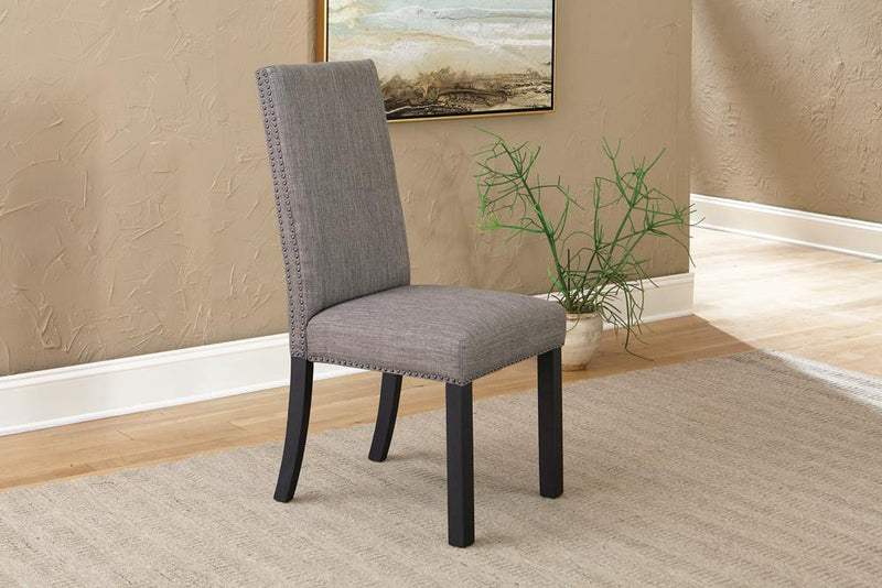 Jamestown Upholstered Side Chairs Charcoal (Set of 2)