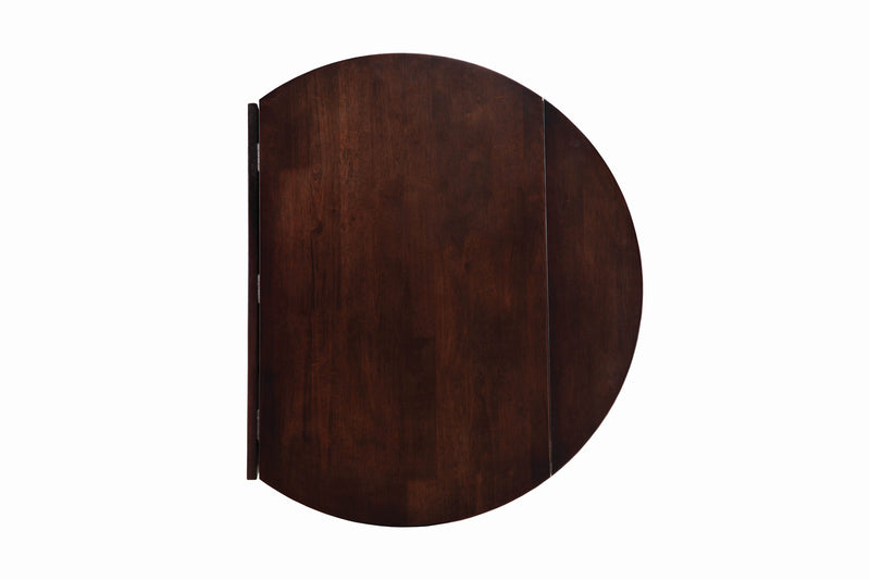3-piece Dining Set with Drop Leaf Cappuccino and Tan