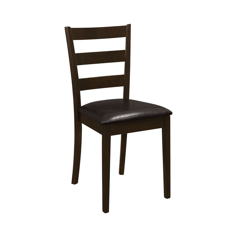 5-piece Dining Set with Bench Cappuccino and Dark Brown