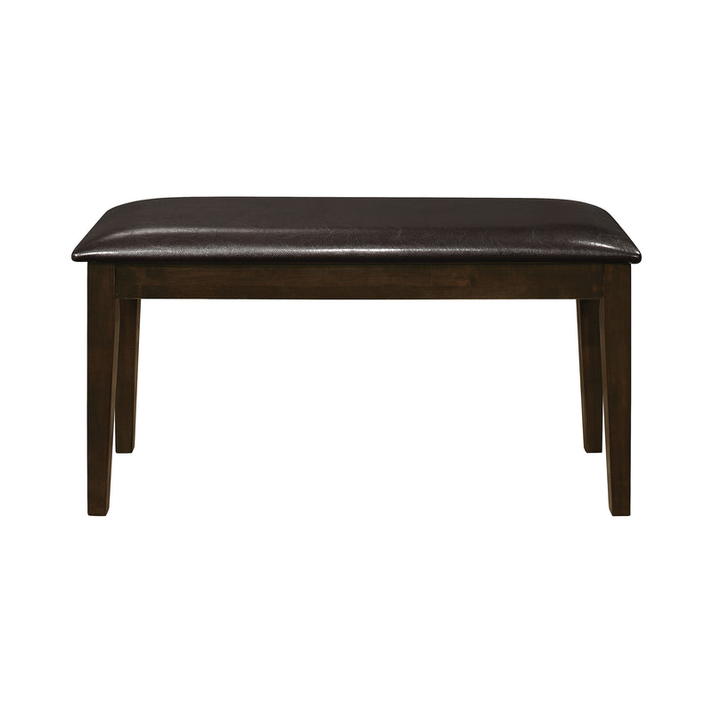 5-piece Dining Set with Bench Cappuccino and Dark Brown