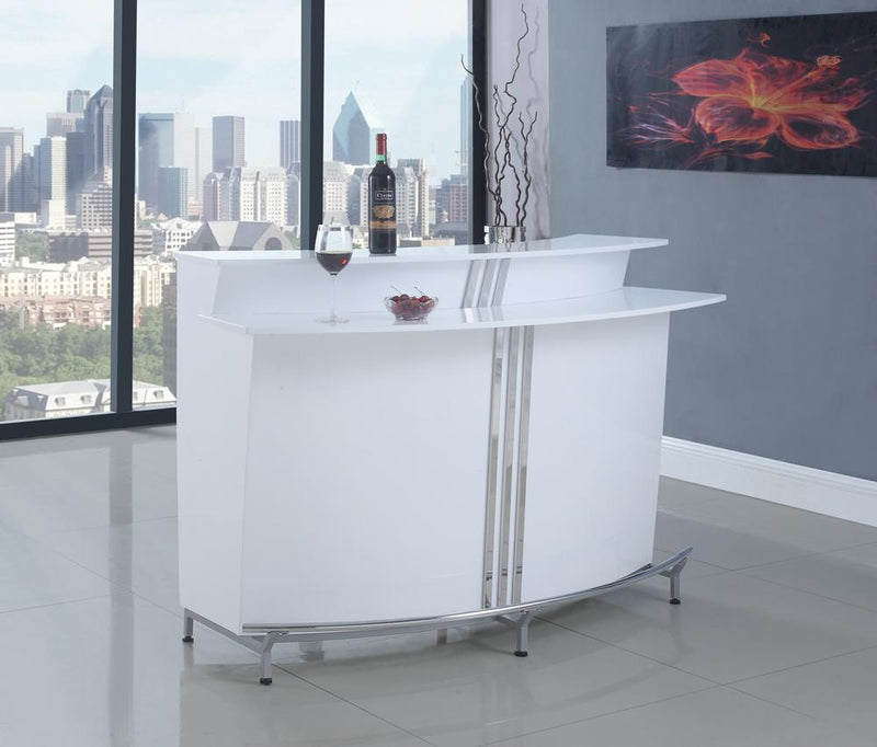 3-tier Bar Unit Glossy White