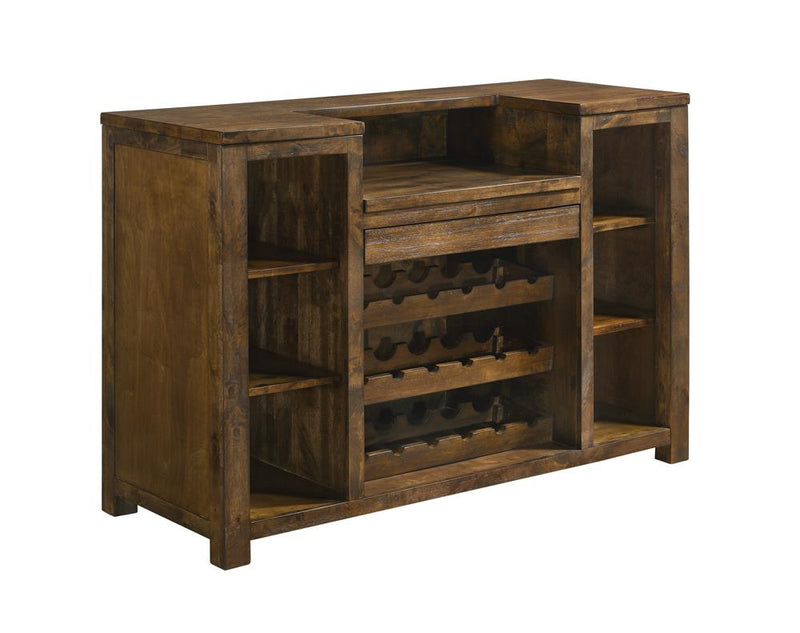 1-drawer Bar Unit Rustic Oak