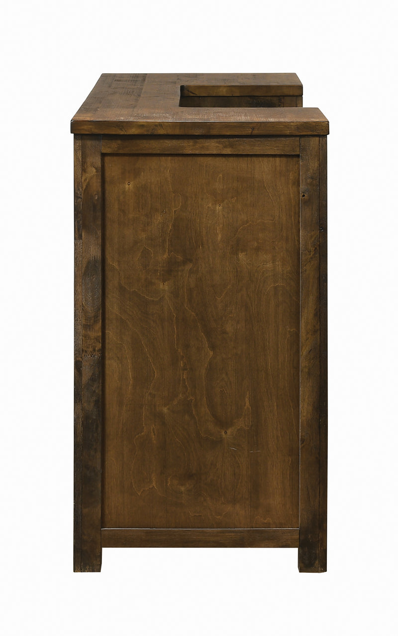 1-drawer Bar Unit Rustic Oak