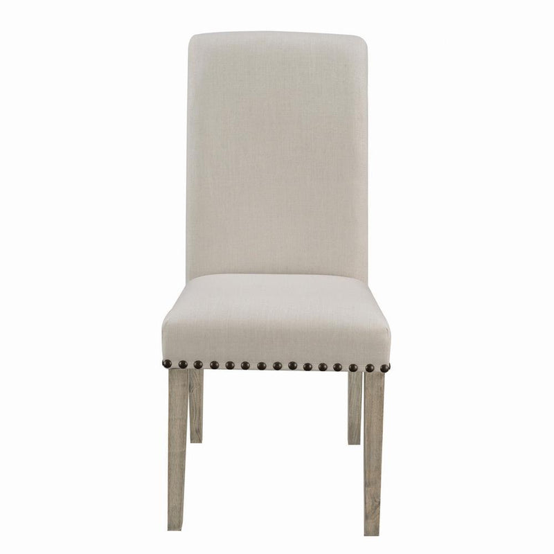 Upholstered Side Chairs Rustic Smoke and Grey (Set of 2)