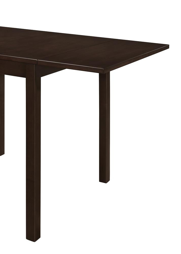 Kelso Rectangular Dining Table with Drop Leaf Cappuccino