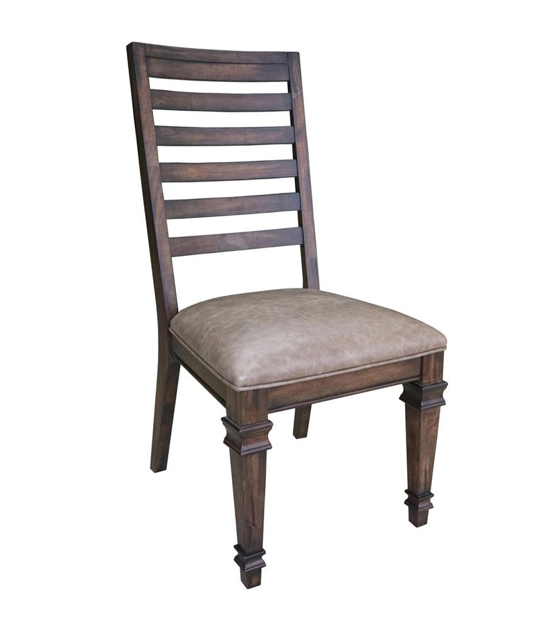 Delphine Ladder Back Side Chairs Brown (Set of 2)