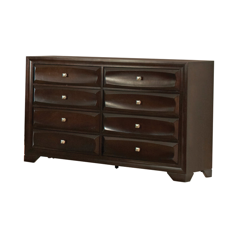 Jaxson 8-drawer Rectangular Dresser Cappuccino