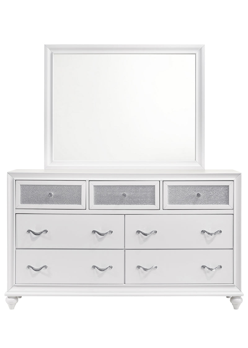 Barzini 7-drawer Dresser White