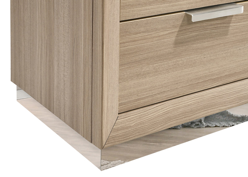 Lynncrest 2-drawer Nightstand Rustic Beige