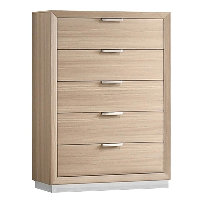Lynncrest 5-drawer Chest Rustic Beige