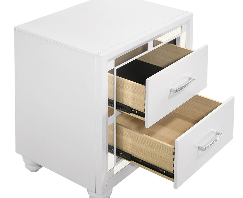 Whitaker 2-drawer Nightstand White