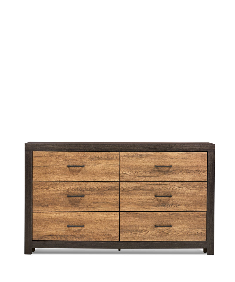 Dewcrest 6-drawer Dresser Caramel and Licorice