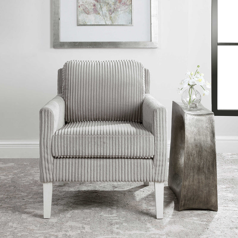 Uttermost Cavalla Gray Accent Chair