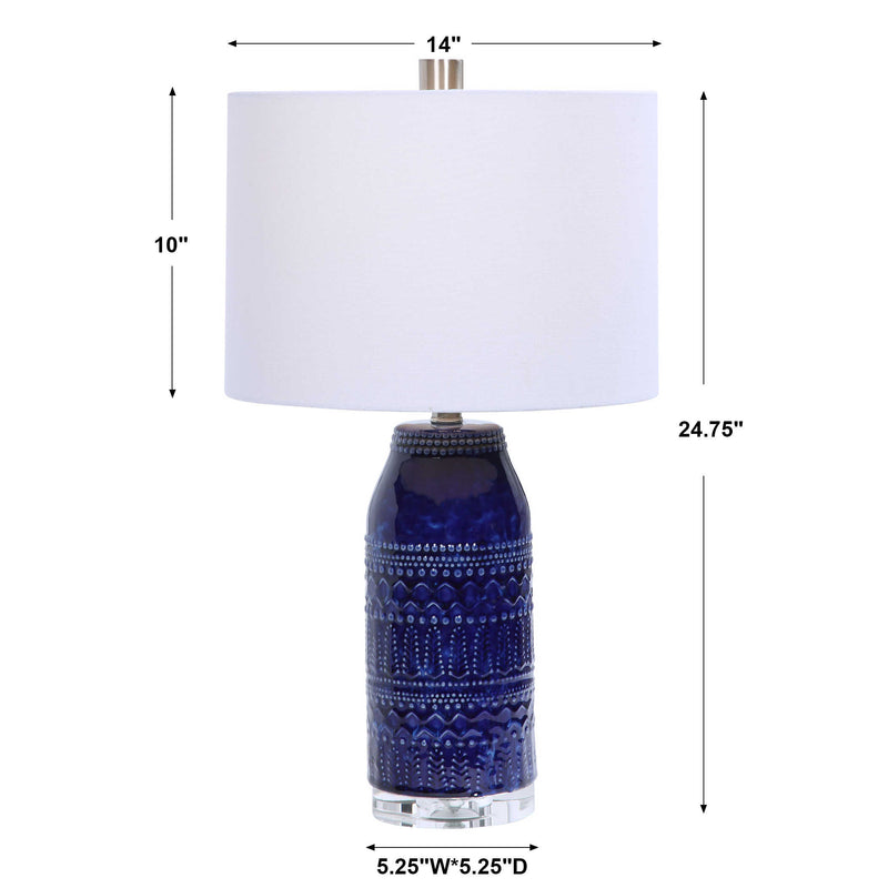 Uttermost Reverie Blue Table Lamp