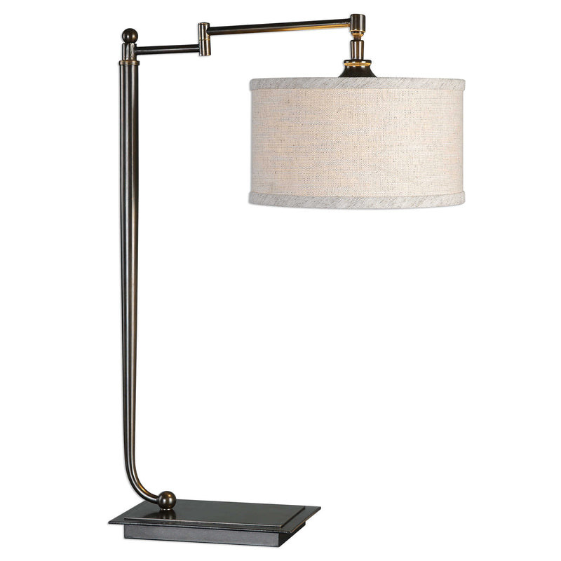 Uttermost Lamine Dark Bronze Desk Lamp