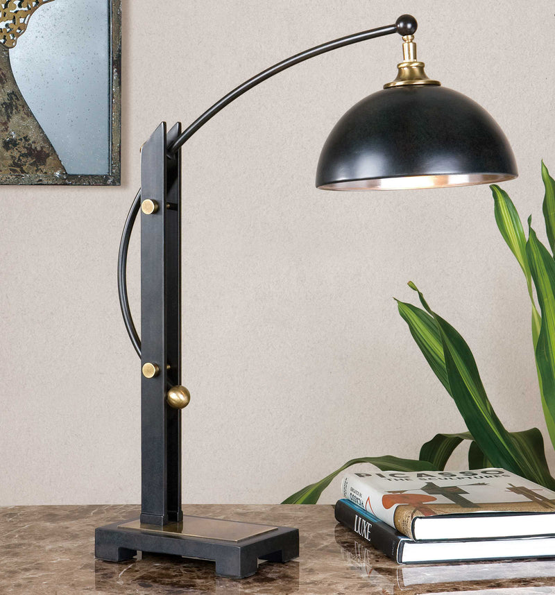 Uttermost Malcolm Oil Rubbed Bronze Desk Lamp
