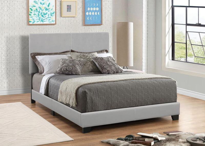 Dorian Upholstered Full Bed Grey