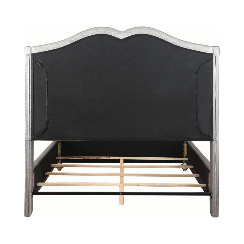 Belmont Tufted Upholstered Queen Bed Metallic