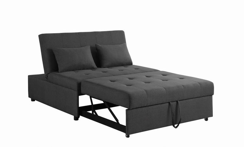 Lance Tufted Upholstered Sleeper Sofa Bed Grey