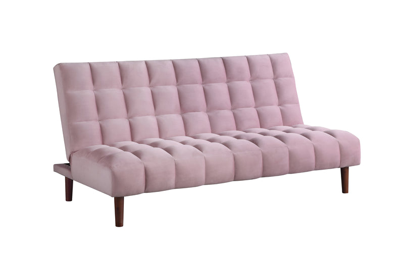 Cullen Biscuit Tufted Upholstered Sofa Bed Pink