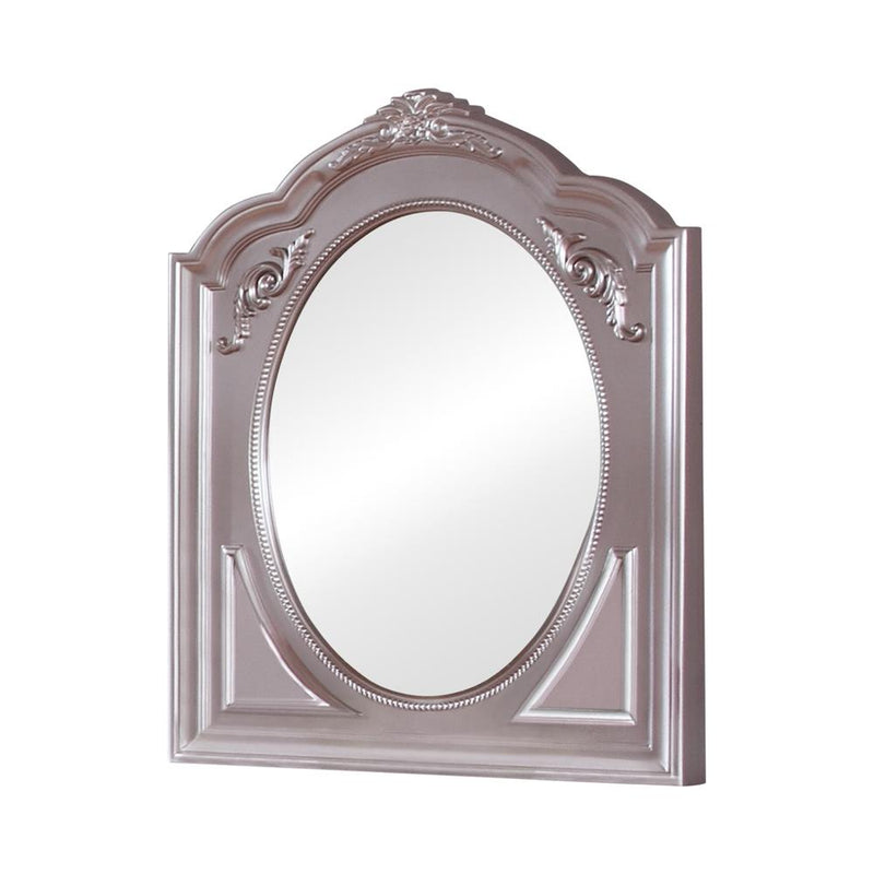 Caroline Framed Mirror Metallic Lilac