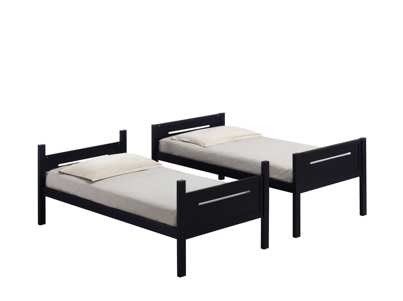 Littleton Twin/Twin Bunk Bed Black