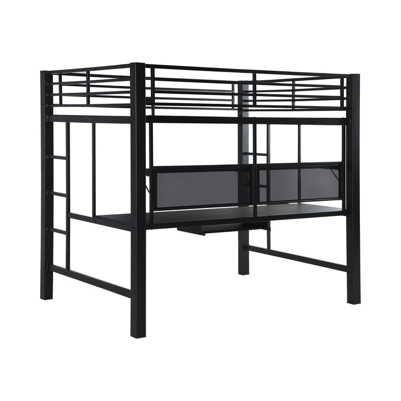 Avalon Full Workstation Loft Bed Black