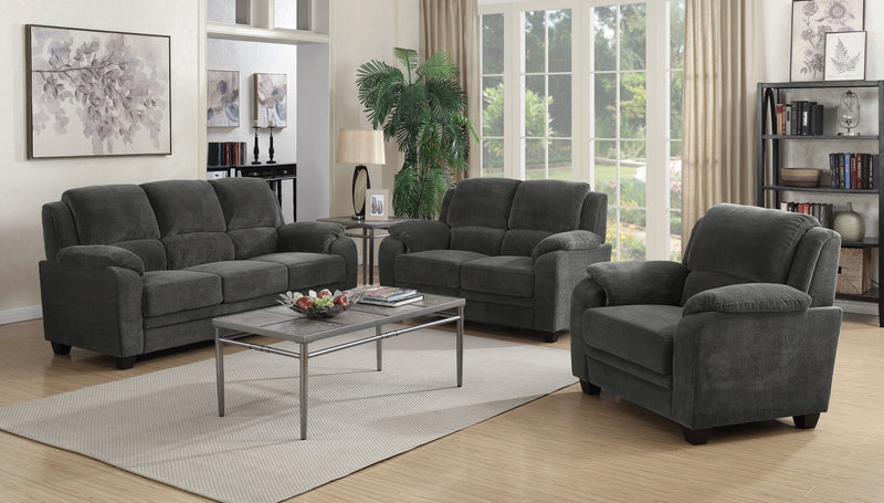 Northend Upholstered Chair Charcoal