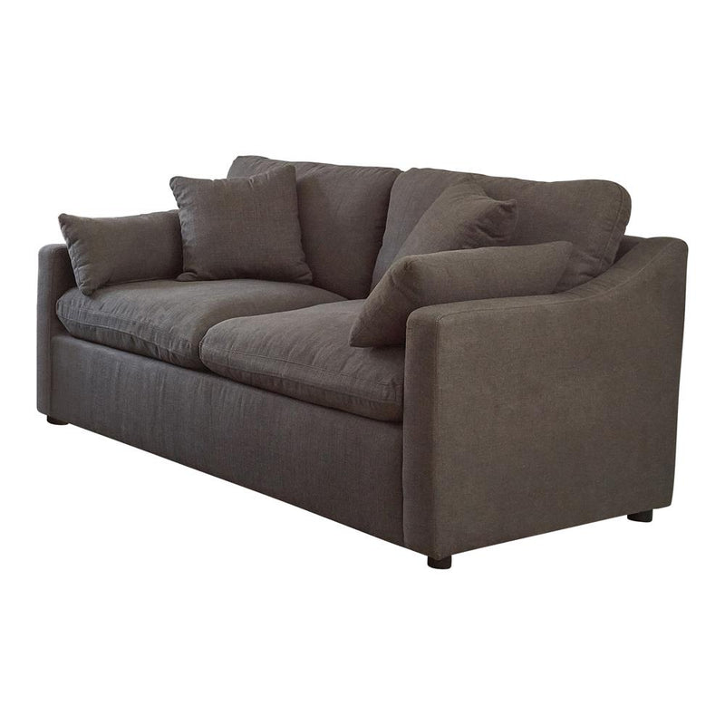 Contrary Reversible Cushion Loveseat Charcoal