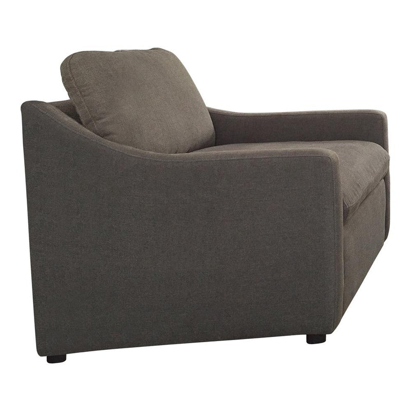 Contrary Reversible Cushion Chair Charcoal