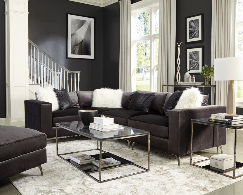 Schwartzman Modular Ottoman Charcoal