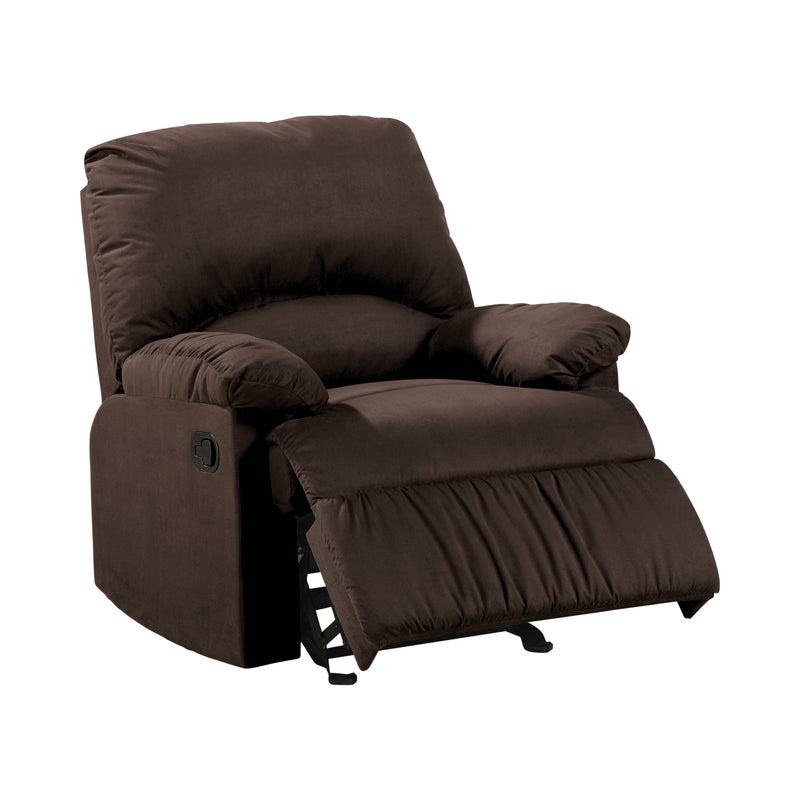 Upholstered Recliner Chocolate