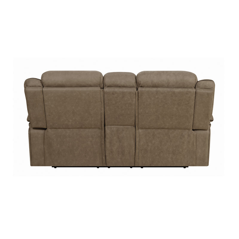 Higgins Pillow Top Arm Upholstered Motion Sofa Grey