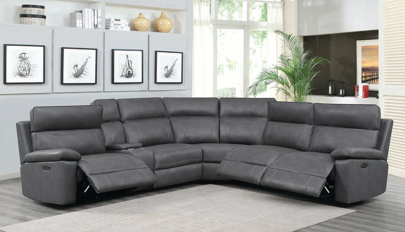 Albany 6-piece Power^2 Sectional Grey