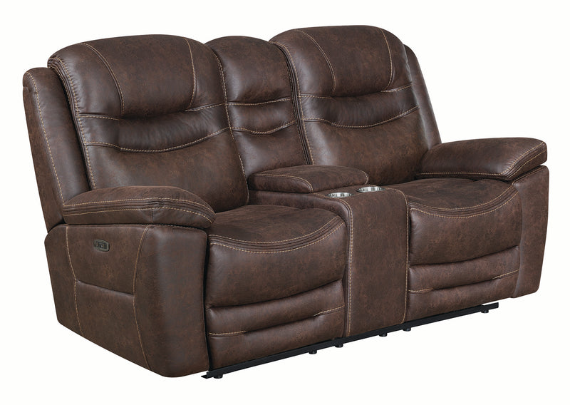 Hemer Upholstered Power^2 Sofa Chocolate