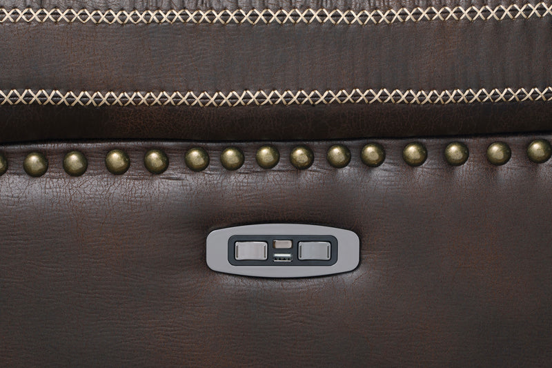 Wixom Cushion Back Power^2 Sofa Brown