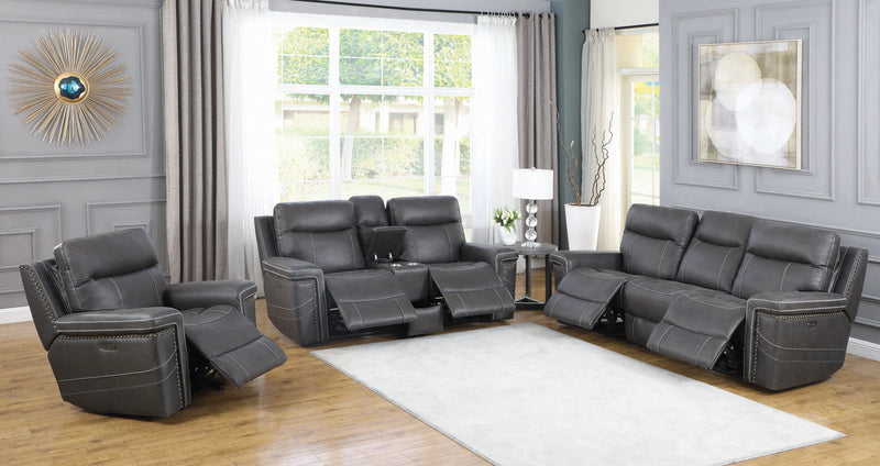 Wixom Power^2 Glider Recliner Brown
