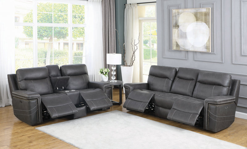 Wixom Power^2 Glider Recliner Brown