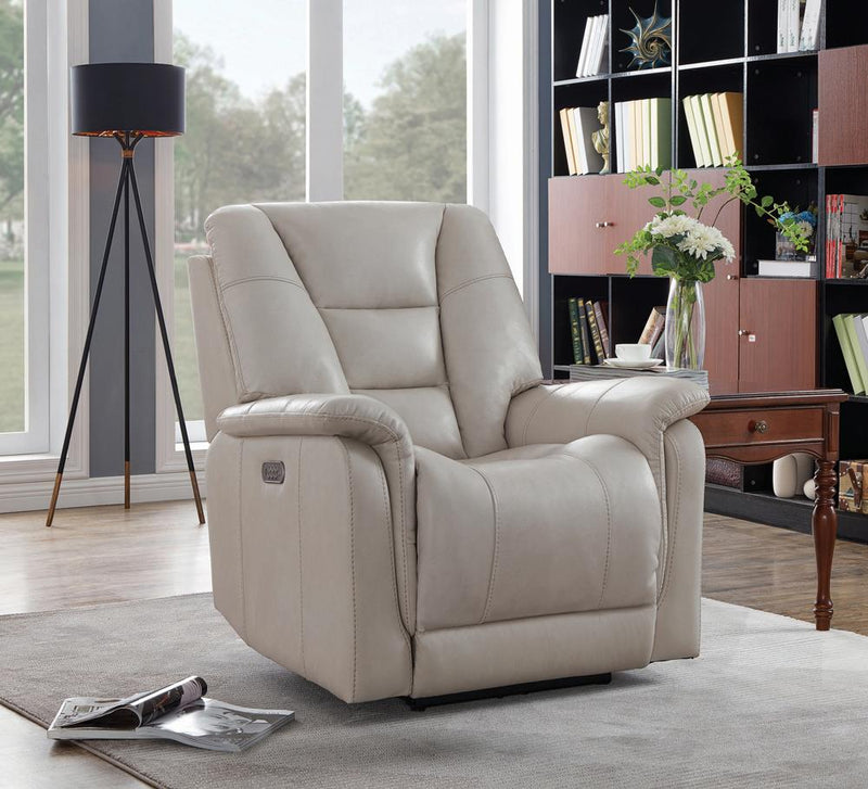 Pillow Top Arms Power^3 Recliner Cream