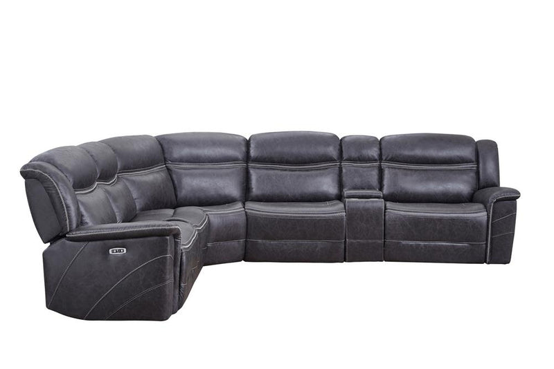 Bluefield 6-piece Modular Motion Sectional Charcoal