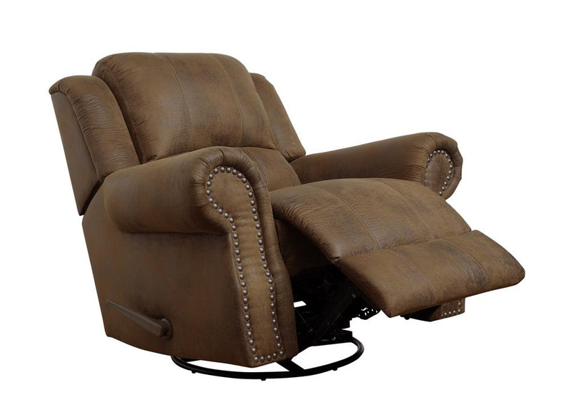 Sir Rawlinson Swivel Rocker Recliner Buckskin Brown