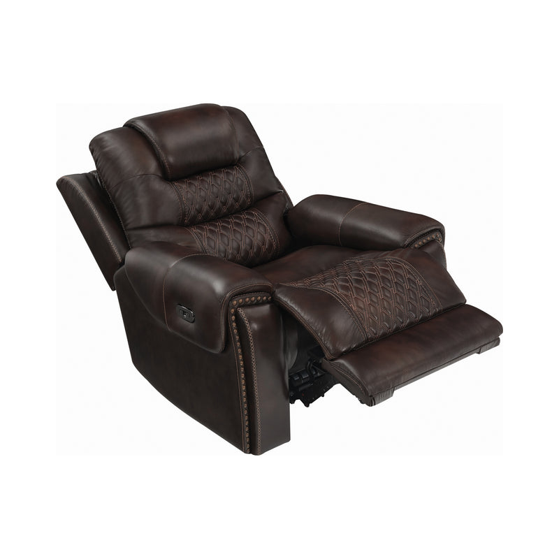 North Cushion Back Power^2 Glider Recliner Grey