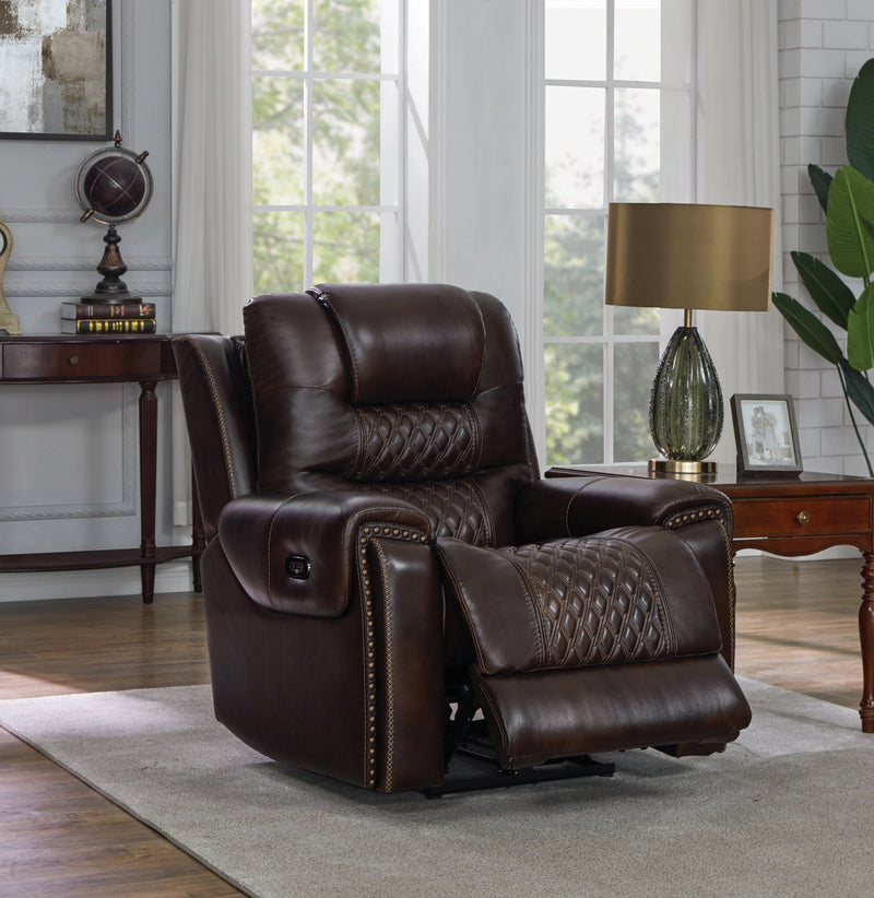 North Cushion Back Power^2 Glider Recliner Grey