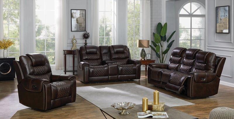 North Cushion Back Power^2 Glider Recliner Grey