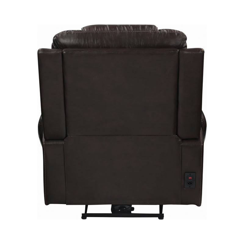 North Cushion Back Power^2 Glider Recliner Grey