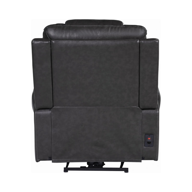 North Cushion Back Power^2 Glider Recliner Grey