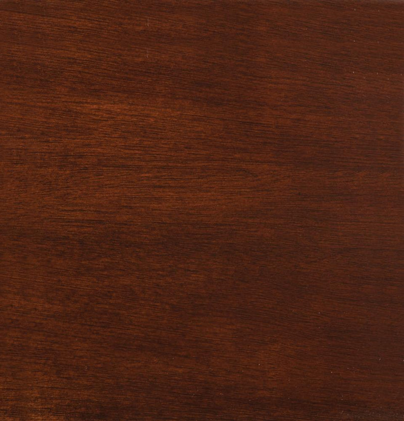 Square End Table with Bottom Shelf Espresso